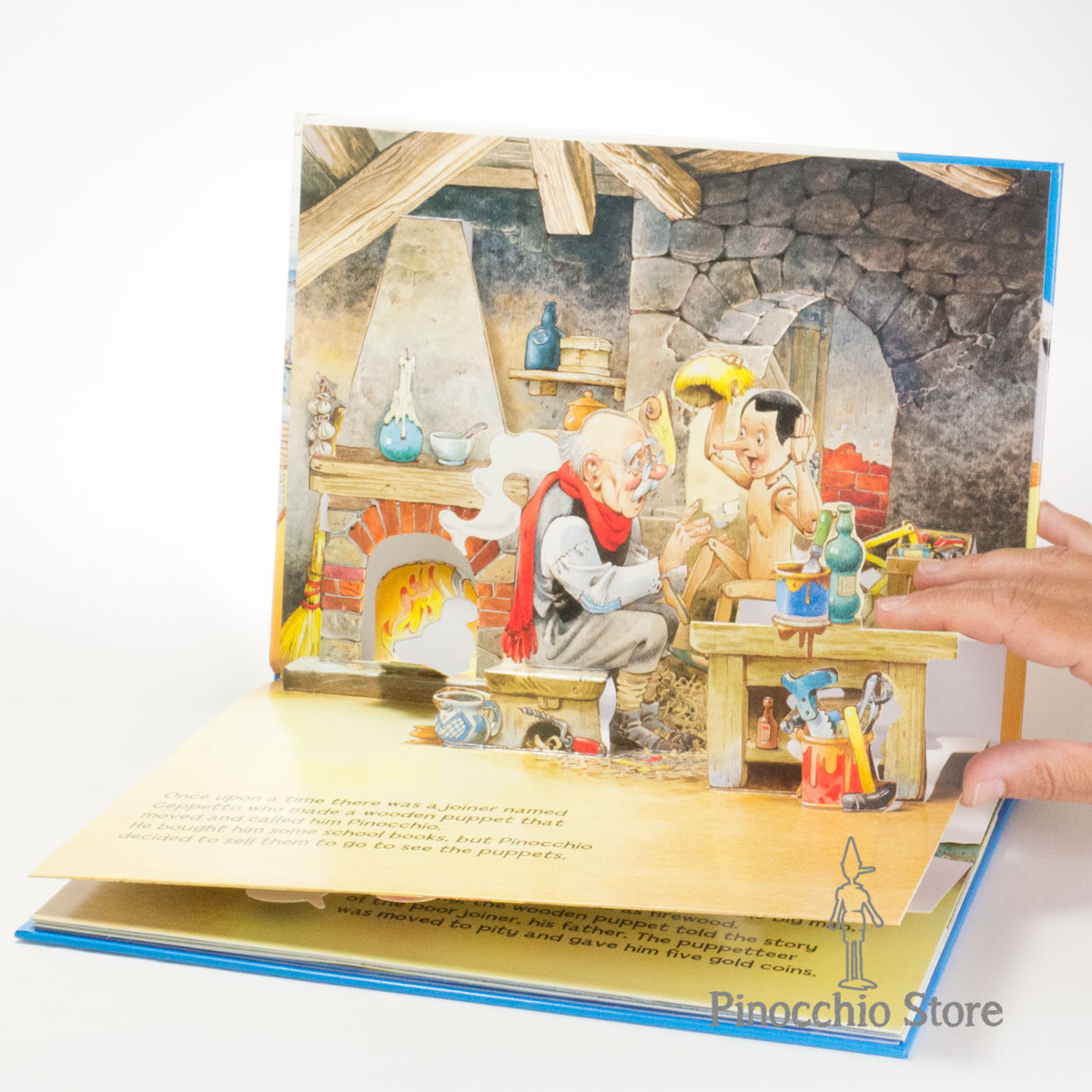 Libro pop-up di Pinocchio - La storia di Pinocchio con pagine animate