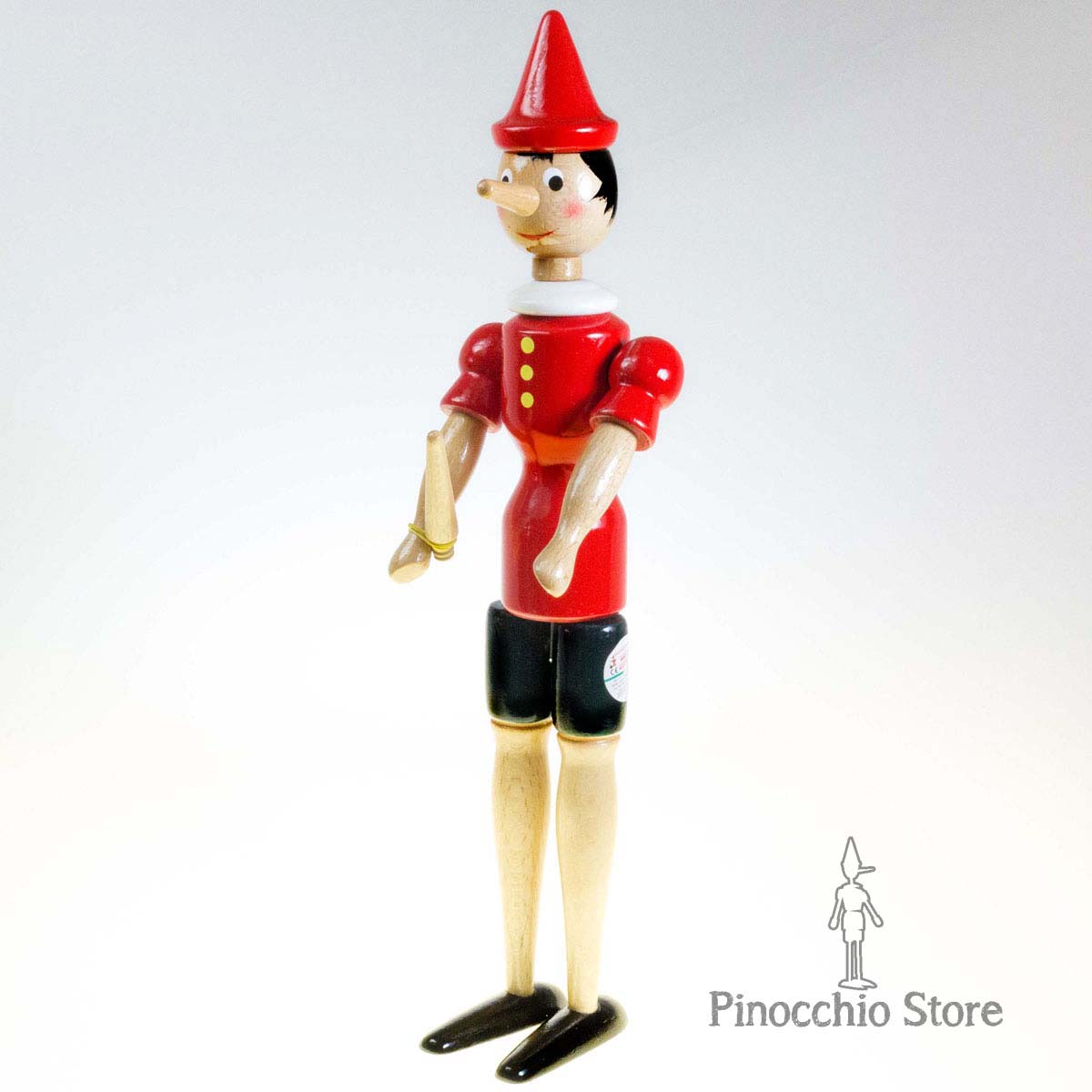 Pinocchio Classico di legno - Divertente burattino giocattolo per bambini