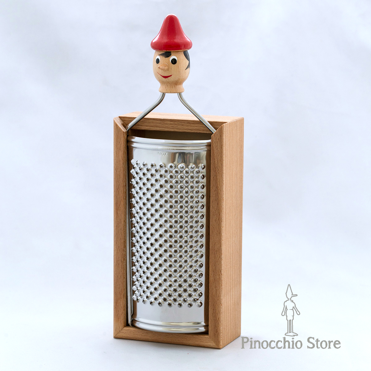 Grater with Pinocchio container