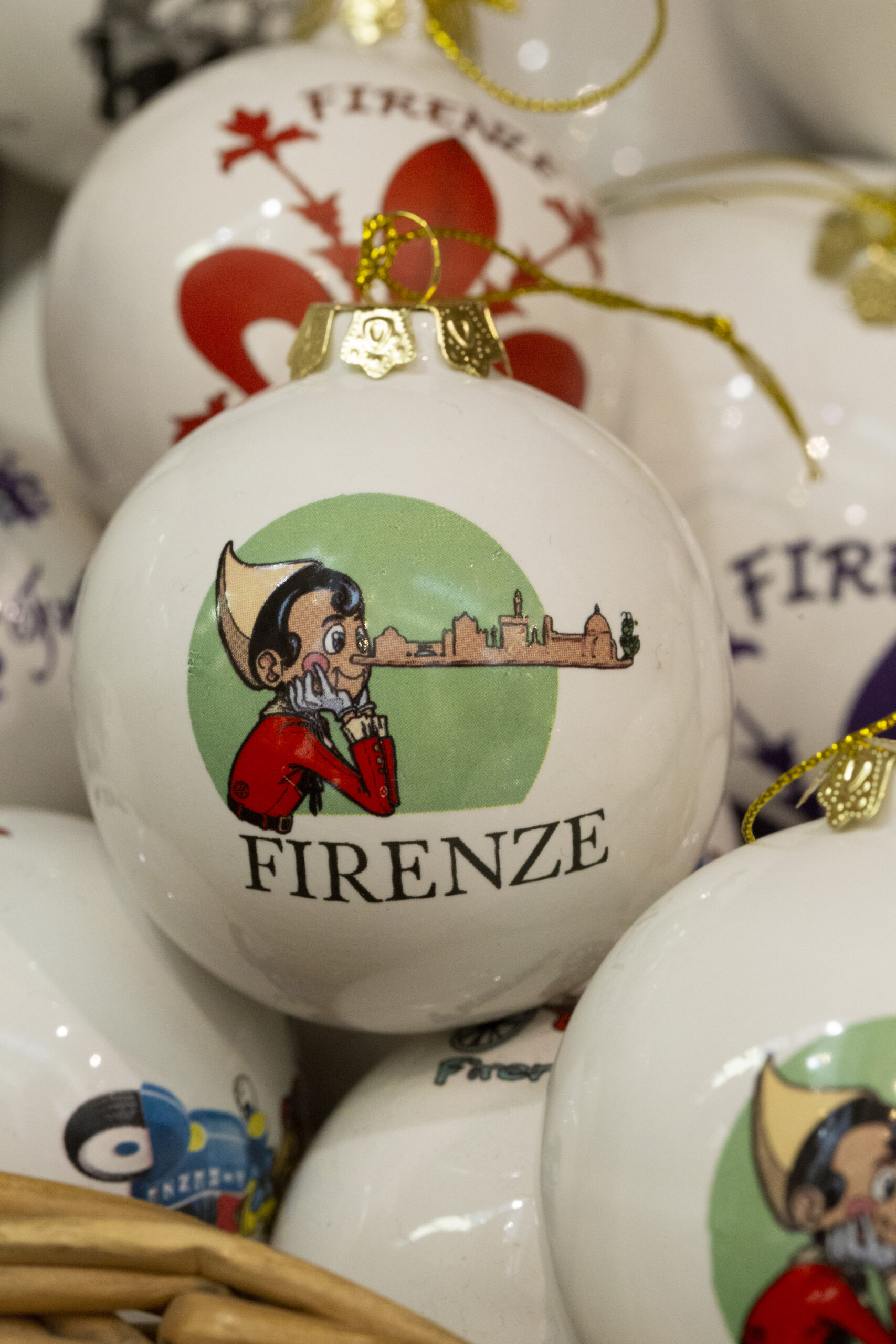 Palline per albero di Natale - Pinocchio Store Firenze - Via Guicciardini,  6r - 055294563